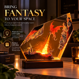 Fire Dragon Halloween Lamp By Lovety