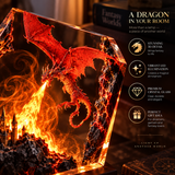 Fire Dragon Halloween Lamp By Lovety