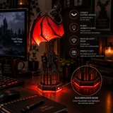 Bat Halloween Lamp By Lovety