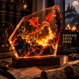 Fire Dragon Halloween Lamp By Lovety