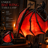 Bat Halloween Lamp By Lovety