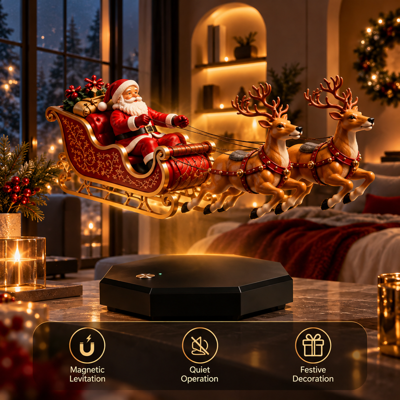 Santa's Flying Sleigh By Lovety